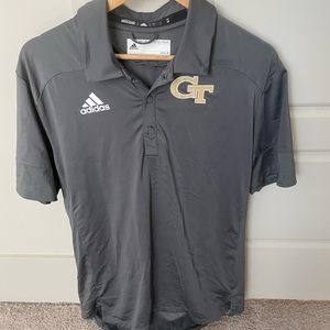 Men L adidas Georgia tech polo